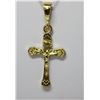 Image 1 : 14K GOLD PLATED JESUS CHRIST PENDANT