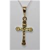 Image 2 : 14K GOLD PLATED JESUS CHRIST PENDANT