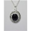 Image 2 : BEAUTIFUL SILVER PENDANT WITH PURPLE AMETHYST STONE CTW