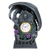Image 1 : Haind Painted Resin Dragon Beauty Clock