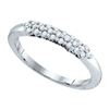 Image 1 : 10K White-gold 0.24CTW DIAMOND FASHION BAND