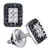 Image 1 : 10KT White Gold 0.33CTW DIAMOND MICRO-PAVE EARRING