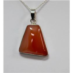 NATURAL 22.67  CTW SUSANNITE PENDANT .925 STERLING SILV