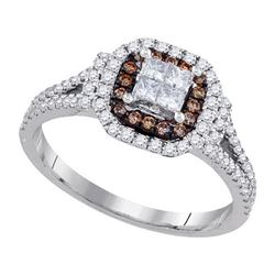 14KT White Gold 0.64CTW DIAMOND INVISIBLE BRIDAL RING