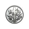 Image 1 : 1 oz Silver Round - Religious Cross (w/Red Pouch & Cap)