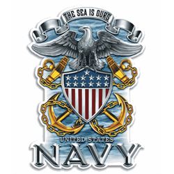 4" US NAVY DECAL