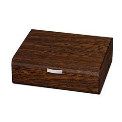 Visol Study Ironwood Finish Humidor - Holds 25 Cigars