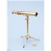 Image 1 : Nautical Solid Brass Telescope on Stand 17"