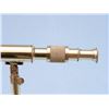 Image 2 : Nautical Solid Brass Telescope on Stand 17"