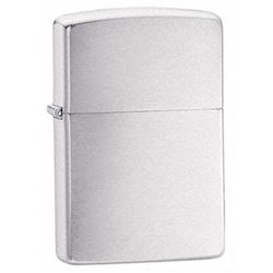 GENUINE ZIPPO LIGHTER ARMOR BRUSHED CHROME