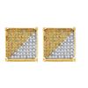 Image 1 : 10KT Yellow Gold 0.25CTW DIAMOND MICRO PAVE EARRING