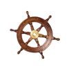Image 1 : NAUTICAL DELUXE CLASS HAMPTON WOOD AND SOLID BRASS 15"