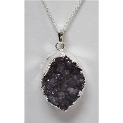 PURPLE SANDSTONE PENDANT