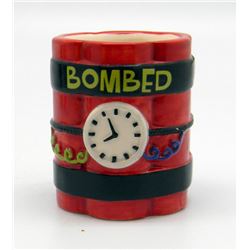 BOMBED SHOT GLASS   holds 3 oz of liquid