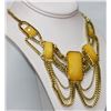 Image 2 : YELLOW BRASS NECKLACE