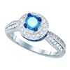 Image 1 : 10KT White Gold 1.16CTW DIAMOND FASHION RING