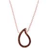 Image 1 : 10KT Rose Gold 0.10CTW DIAMOND FASHION NECKLACE