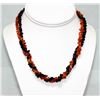 Image 1 : 200.01  CTW TWISTED GARNET & SUSUNITE NECKLACE