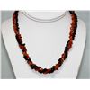 Image 2 : 200.01  CTW TWISTED GARNET & SUSUNITE NECKLACE