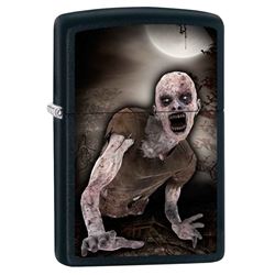 GENUINE ZIPPO LIGHTER  THE MOON  ZOMBIE SERIES