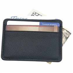 Embassy Men's Solid Genuine Leather Front Pocket Wallet