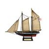 Image 1 : 7" WOODEN AMERICA SAILBOAT