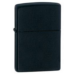 GENUINE ZIPPO PLAIN BLACK LIGHTER