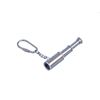 Image 1 : Nautical Chrome Spyglass Keychain 6"