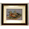 Image 1 : HAND MADE GEM STONE PANTING OF 2 DUCKS