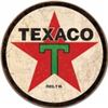 Image 1 : Texaco ROUND METAL SIGN