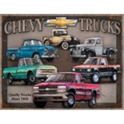 Chevy Truck Tribute METAL SIGN
