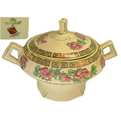 Indian Tree China Myott Sugar Bowl with Lid