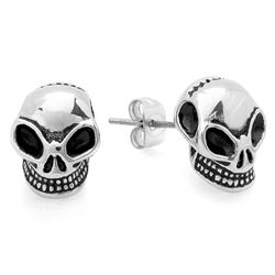 Stainless Steel Skull Earring
