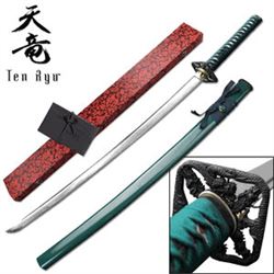 TEN RYU 41" HANDFORGED SAMURAI SWORD