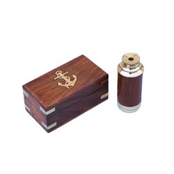 Nautical Deluxe Class Solid Brass - Wood Scout's Spygla