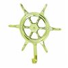 Image 1 : Nautical Solid Brass Ship Wheel Hook 7"