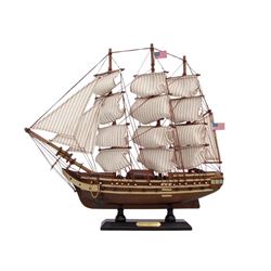 Hand Made USS Constitution 15"