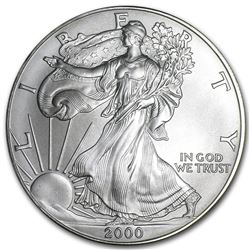 2000 1 oz Silver American Eagle BU