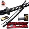 Image 1 : HAND FORGED RYUMON SAMURAI SWORD W/ CLAY TEMPERED 1095
