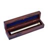 Image 1 : Nautical Solid Brass Viewfinder w/ Rosewood Box 10"