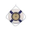 Image 1 : Nautical Classic White Decorative Life Ring Clock with