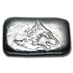 1 oz Silver Bar - Atlantis Mint (Wolf Head)