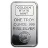 Image 1 : 1 oz Silver Bar - Golden State Mint (ISO)