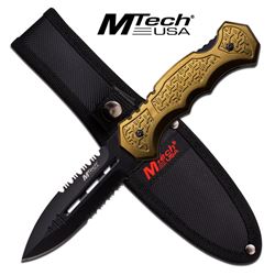 MTECH 9" FIXED BLADE KNIFE