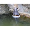 Image 1 : Hand Made 12" Small Stars Floating Sailboat