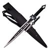Image 1 : 27" FULL TANG STAINLESS STEEL SWORD W/ 10" THROWING KNI