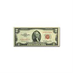 1953-1953-C $2.00 U.S. Notes Red Seal XF