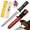 Image 1 : HAND FORGED RYUMON SAMURAI SWORD W/ CARBON DAMASCUS STE