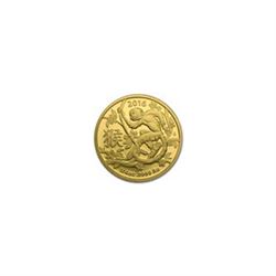 2016 Australia 1/4 oz Gold Lunar Year of the Monkey BU