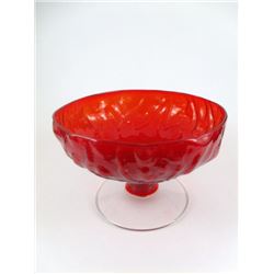 Morgantown Crinkle Goblet, Candy Bowl, Candle Holder, G